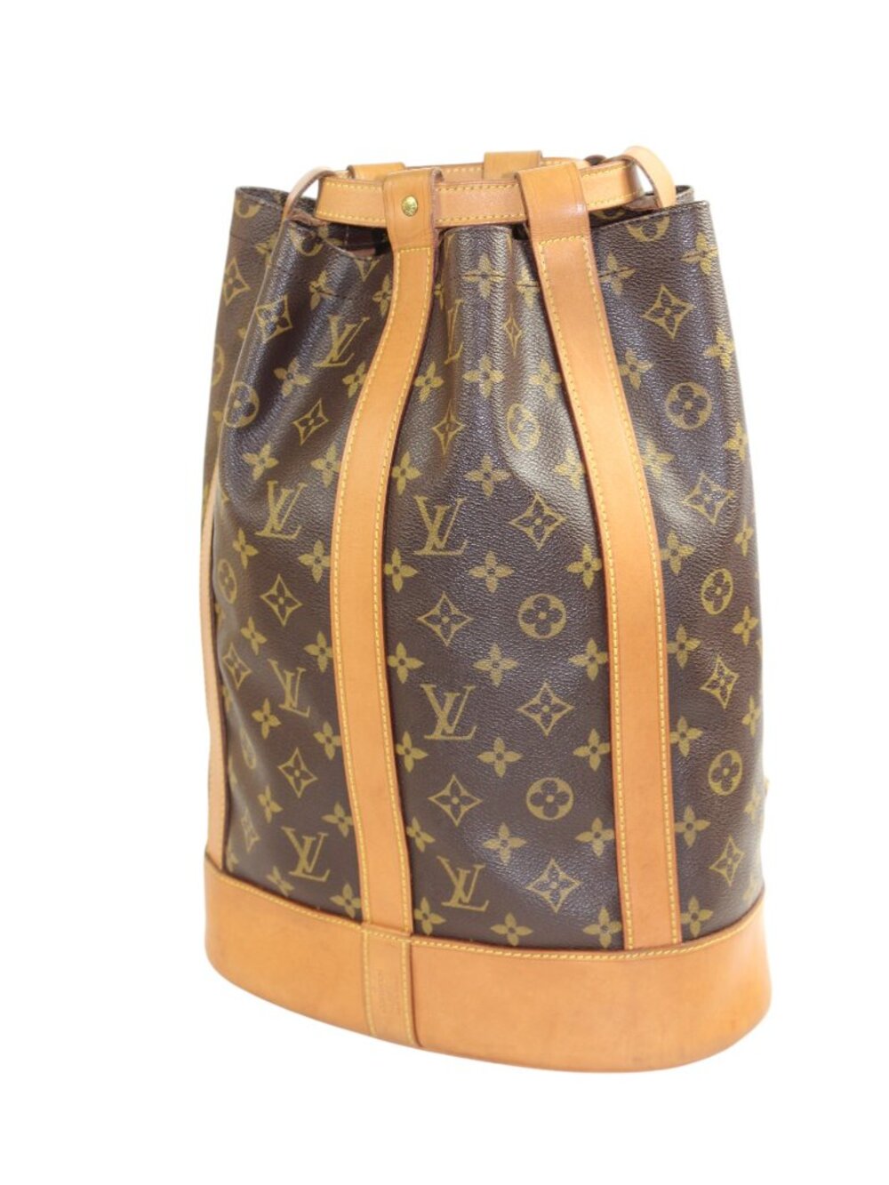 Louis Vuitton Randonnée PM Monogram Coated Canvas Bucket Style Backpack - Picture 9 of 15